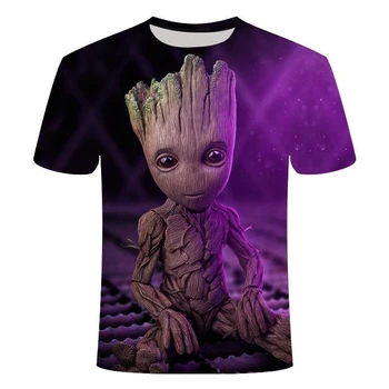 Marvel pelcula camiseta lindo estilo o-cuello de alta calidad de manga corta Camiseta Galaxy Groot Streetwear moda asitica 
Marvel pelcula camiseta lindo estilo o-cuello de alta calidad de manga corta Camiseta Galaxy Groot Streetwear moda asitica