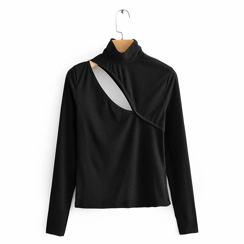 Fashion za 2019 black knitted turtleneck pullover hollow out casual pullover women stylish chic women tops
Fashion za 2019 black knitted turtleneck pullover hollow out casual pullover women stylish chic women tops