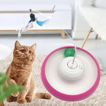 Rotating Doll Electric Turntable Educational Cat Toy Sound Interactive Cat Toy Automatic Feather Cat Toy Pet Foreplay Toy
Rotating Doll Electric Turntable Educational Cat Toy Sound Interactive Cat Toy Automatic Feather Cat Toy Pet Foreplay Toy