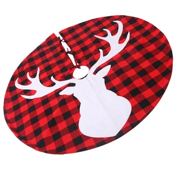1Pc Tree Skirt Elk Pattern Adorable Printing Festive Tree Apron Christmas Tree Skirt Tree Bottom Cover for Party Home
1Pc Tree Skirt Elk Pattern Adorable Printing Festive Tree Apron Christmas Tree Skirt Tree Bottom Cover for Party Home