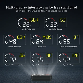 M10 A100 Windshield Projector Driving Safety Car HUD Display OBD2 Overspeed Warning Intelligent Alarm System Car-styling
M10 A100 Windshield Projector Driving Safety Car HUD Display OBD2 Overspeed Warning Intelligent Alarm System Car-styling