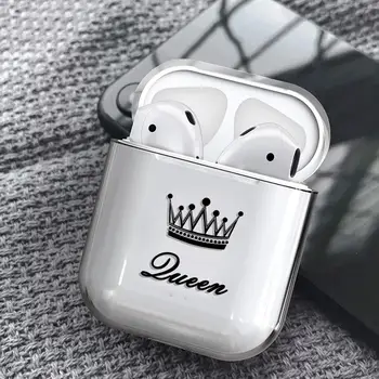 Crown Couple Soft Earphone Case For Apple Airpods 1/2 Protective Cover DIY Custom Clear Luxury Earphone Case For Airpods Cases
Crown Couple Soft Earphone Case For Apple Airpods 1/2 Protective Cover DIY Custom Clear Luxury Earphone Case For Airpods Cases