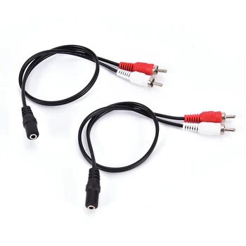 Universal 3.5mm Stereo Audio Female Jack to 2 RCA Male Socket to Headphone 3.5 Y Adapter Cable 1pc
Universal 3.5mm Stereo Audio Female Jack to 2 RCA Male Socket to Headphone 3.5 Y Adapter Cable 1pc