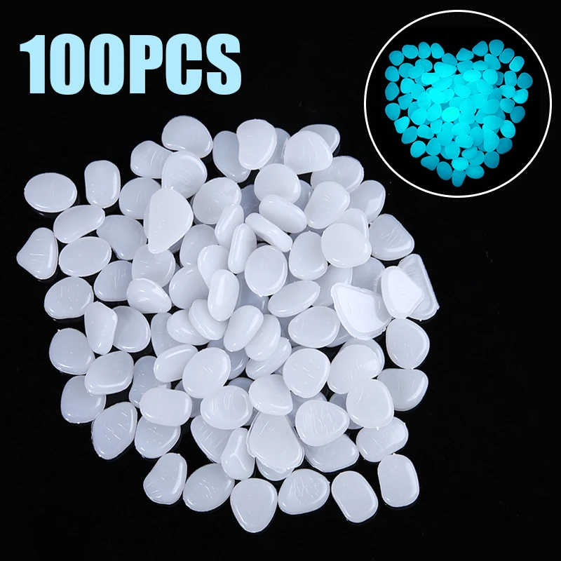 100pcs/set White Luminous Pebble Stones Gardening Aquarium Landscaping Pebbles Garden Walkways Decor
100pcs/set White Luminous Pebble Stones Gardening Aquarium Landscaping Pebbles Garden Walkways Decor