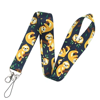 K1188 Wholesale 20pcs/lot Lazy Sloth Cartoon Phone Lanyard For key ID Card Pass USB badge Holder DIY Hang Rope Neck lanyard 
K1188 Wholesale 20pcs/lot Lazy Sloth Cartoon Phone Lanyard For key ID Card Pass USB badge Holder DIY Hang Rope Neck lanyard