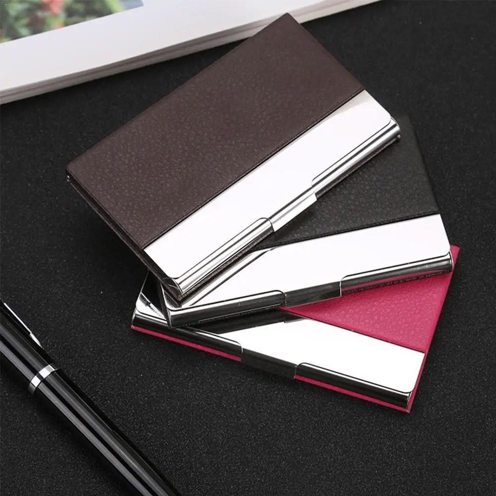 1PC Large Capacity Business Card Case Women Men Business Card Card Case Box Metal Holder Holder Stainless Men Credit steel E9G4
1PC Large Capacity Business Card Case Women Men Business Card Card Case Box Metal Holder Holder Stainless Men Credit steel E9G4