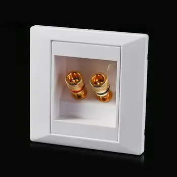 

Wall Socket Audio Video Panel Speaker Junction Box Power Outlet F3MB