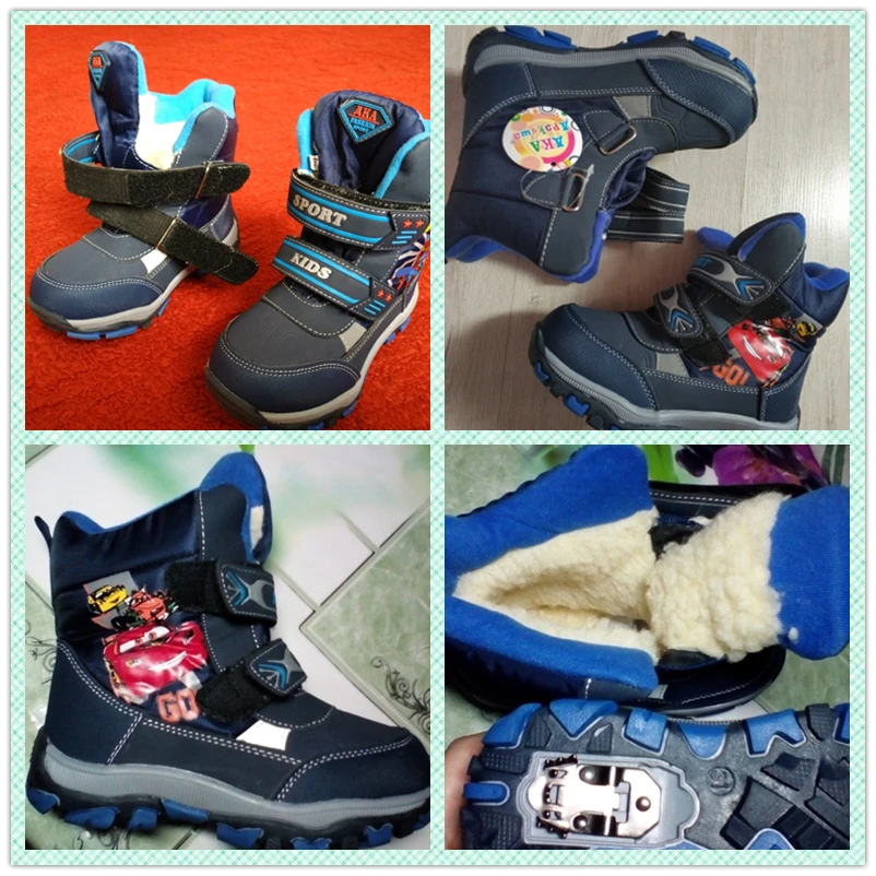 Apakowa winter kids snow boots mid-calf bungee lacing waterproof boys boots big boys sport shoes wollen lining kids winter boots Apakowa winter kids snow boots mid-calf bungee lacing waterproof boys boots big boys sport shoes wollen lining kids winter boots