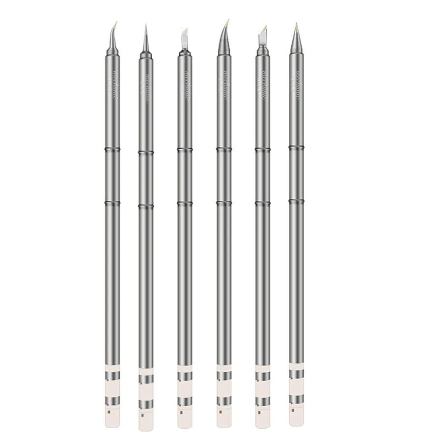 6pcs/lot MECHANIC OT Series Soldering Iron Tips Welding Replace For HAKKO FX-951Soldering Rework Station T12 Solder Tips
6pcs/lot MECHANIC OT Series Soldering Iron Tips Welding Replace For HAKKO FX-951Soldering Rework Station T12 Solder Tips