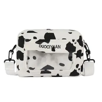 Women Ladies Cartoon Cow Print Shoulder Bag Canvas Black White Casual Crossbody Tote Purse Messenger Satchel Tote 
Women Ladies Cartoon Cow Print Shoulder Bag Canvas Black White Casual Crossbody Tote Purse Messenger Satchel Tote