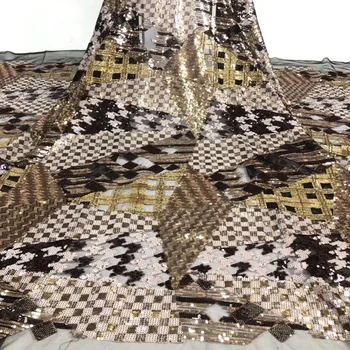 5yards/pc high quality embroidered sequins French lace fabric fashion African net lace fabric for attractive party dress FZZ456
5yards/pc high quality embroidered sequins French lace fabric fashion African net lace fabric for attractive party dress FZZ456