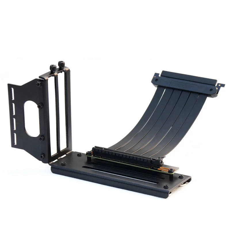 PCI-E x16 graphics video card to 3.0gpu vertical bracket fixed combination DIY full speed extension cable for ATX chassis
PCI-E x16 graphics video card to 3.0gpu vertical bracket fixed combination DIY full speed extension cable for ATX chassis