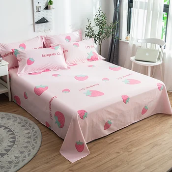 Pink Sweet Strawberry Printed Flat Sheet 100% Cotton Bed Sheet for Children/Adults Bedding Mattress Cover Bedding Set Bedspreads
Pink Sweet Strawberry Printed Flat Sheet 100% Cotton Bed Sheet for Children/Adults Bedding Mattress Cover Bedding Set Bedspreads