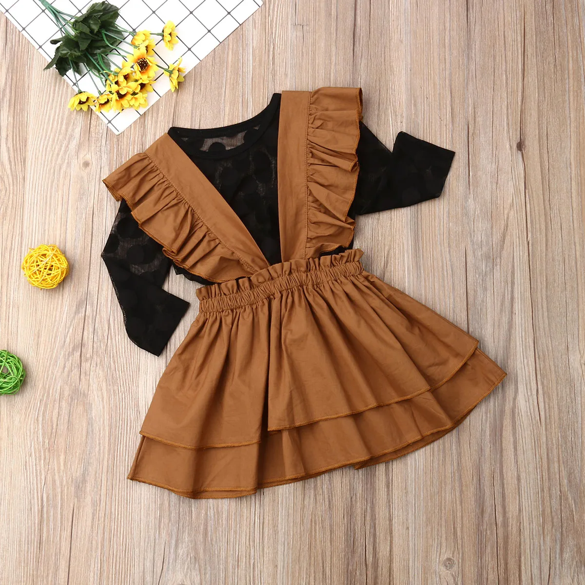 2PCS Toddler Baby Girl Autumn Clothes Lace Tops T-Shirt+Suspender Skirts Overalls Outfits
2PCS Toddler Baby Girl Autumn Clothes Lace Tops T-Shirt+Suspender Skirts Overalls Outfits