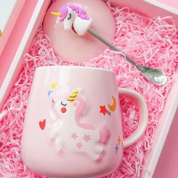 Cartoon Creative Mug Cute with Lid Ceramic Large Capacity Unicorn Coffee Mug Funny Caneca Personalizada Kitchen Drinkware DB60MK
Cartoon Creative Mug Cute with Lid Ceramic Large Capacity Unicorn Coffee Mug Funny Caneca Personalizada Kitchen Drinkware DB60MK