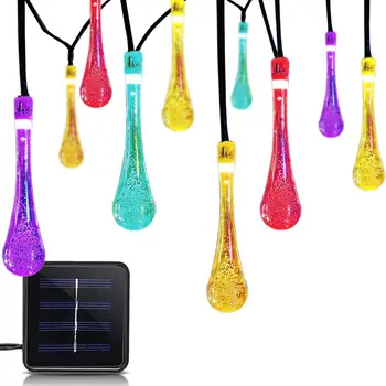 7m Drop Shaped Light String 50LED Solar Plug Light String Christmas Wedding Party Decorative Gift Props Home Garden Decoration
7m Drop Shaped Light String 50LED Solar Plug Light String Christmas Wedding Party Decorative Gift Props Home Garden Decoration
