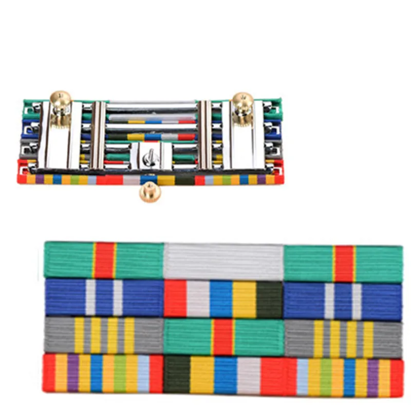 Colorful Ribbons Elegant Army Medal Army Level Qualification Card for Uniform Metal and Cloth Badge Emblem for Show Collection
Colorful Ribbons Elegant Army Medal Army Level Qualification Card for Uniform Metal and Cloth Badge Emblem for Show Collection