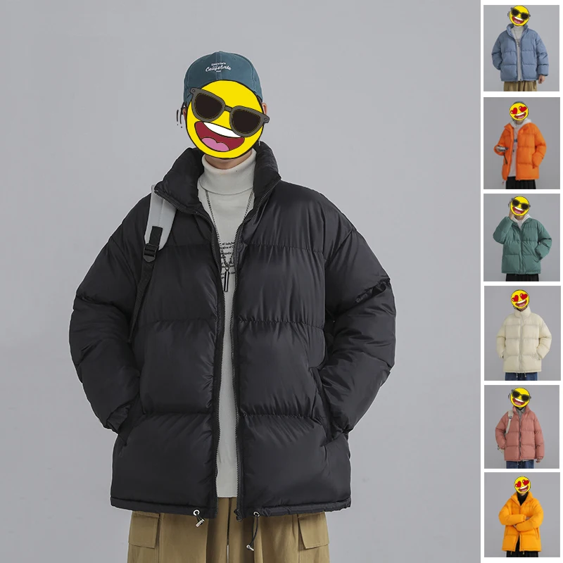 2021 Winter New Men Solid Puffers Coat Korean Couple Harajuku Hip Hop Loose High Street Casual All-match Thicken Warm Jackets
2021 Winter New Men Solid Puffers Coat Korean Couple Harajuku Hip Hop Loose High Street Casual All-match Thicken Warm Jackets