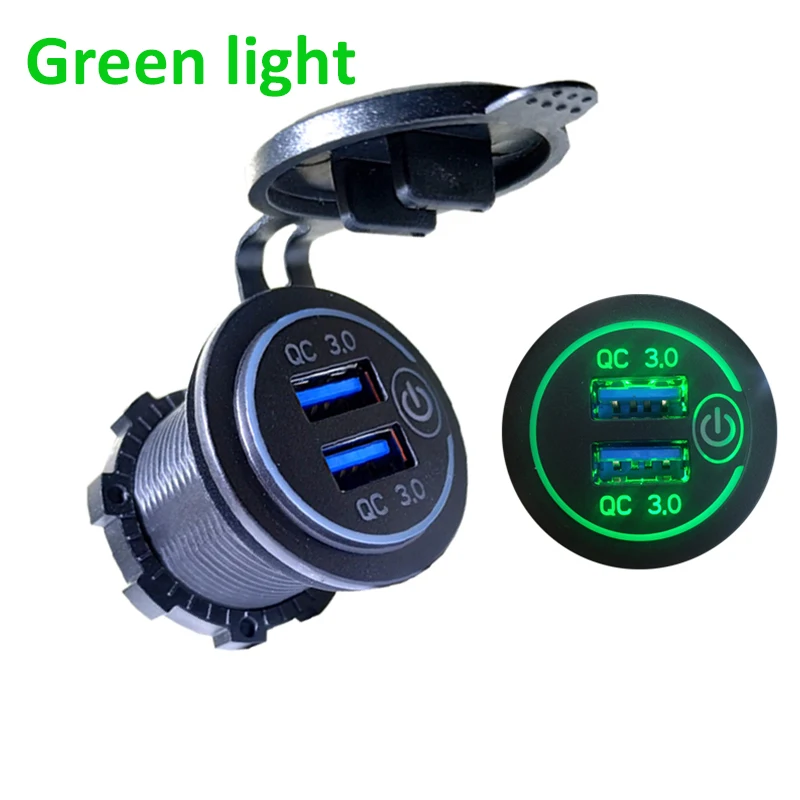 QC 3.0 Touch Switch Waterproof Universal Motorcycle Car Truck Boat Dual USB Charger Socket For Phone Tablet Camera GPS DVR
QC 3.0 Touch Switch Waterproof Universal Motorcycle Car Truck Boat Dual USB Charger Socket For Phone Tablet Camera GPS DVR