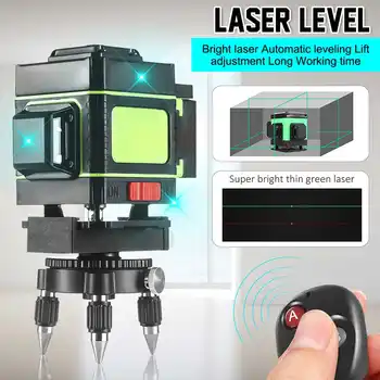 3D 12 Lines Laser Auto Level Waterproof Self-Leveling 360 Horizontal And Vertical Cross Super Powerful Light Blue Laser Level
3D 12 Lines Laser Auto Level Waterproof Self-Leveling 360 Horizontal And Vertical Cross Super Powerful Light Blue Laser Level