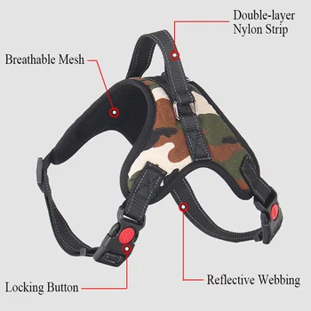 Pet Dog Harness No Pull Vest Lead Reflective Rope Handheld Adjustable Outdoor Protective Harness Collar for Puppy Dogs 
Pet Dog Harness No Pull Vest Lead Reflective Rope Handheld Adjustable Outdoor Protective Harness Collar for Puppy Dogs