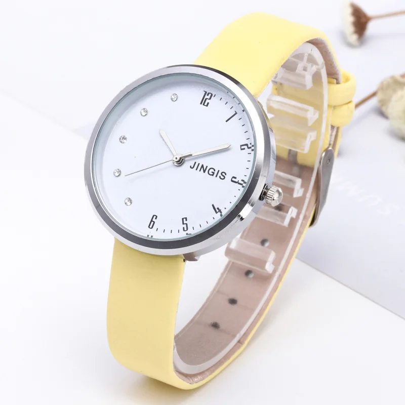 New Style Fashion Multi-color Fine Belt Watch Simple Surface Quartz Watch Women's Students Cool Casual Watch
New Style Fashion Multi-color Fine Belt Watch Simple Surface Quartz Watch Women's Students Cool Casual Watch