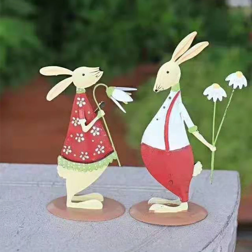 modern sculpture garden decoration valentine gifts metal