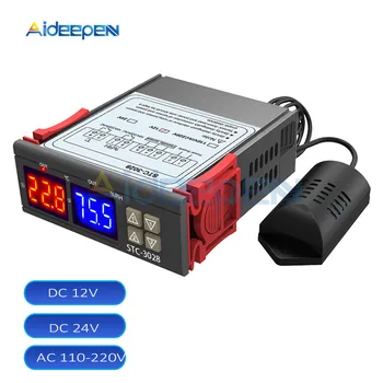 3Pcs/lot STC-3028 Digital Thermostat Temperature Humidity Controller Thermostat Humidistat Thermometer Hygrometer Control Switch
3Pcs/lot STC-3028 Digital Thermostat Temperature Humidity Controller Thermostat Humidistat Thermometer Hygrometer Control Switch