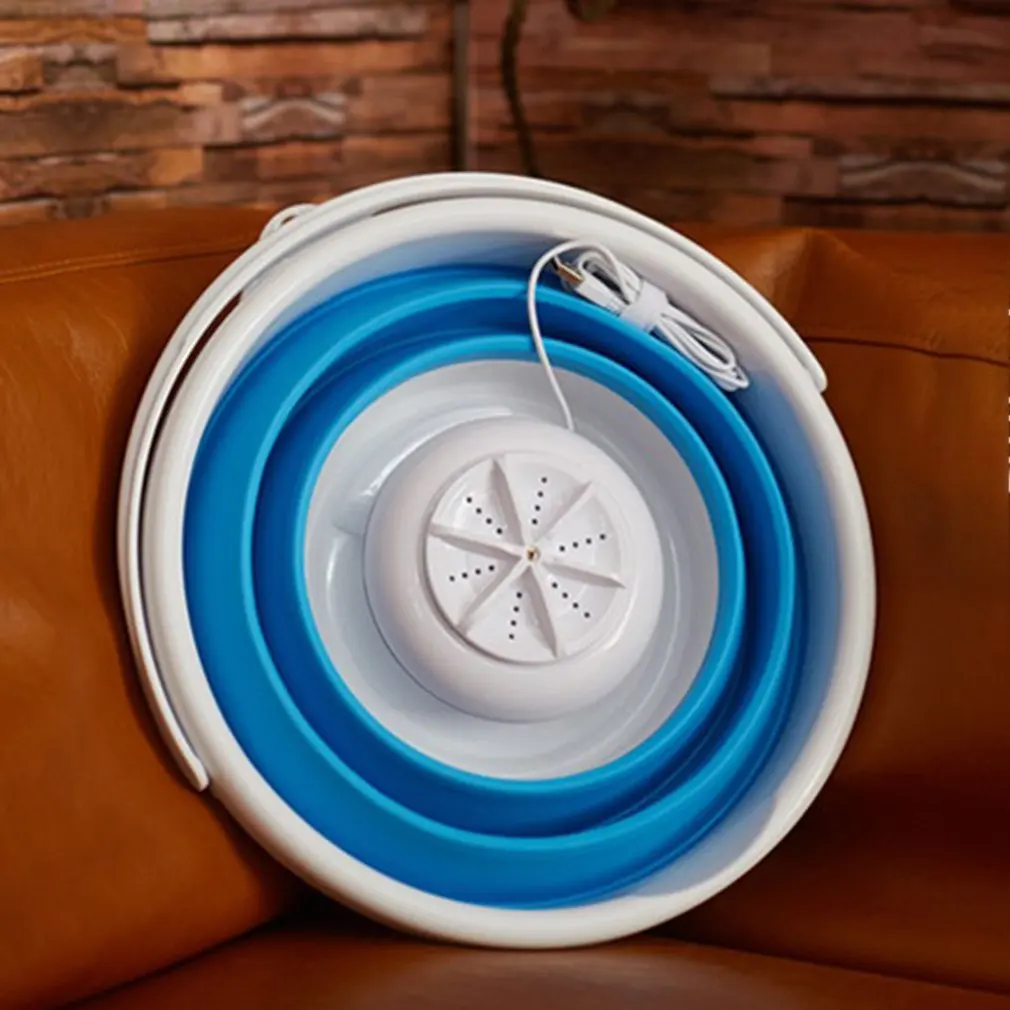 Mini Portable Ultrasonic Turbine Washing Machine Foldable Bucket Type USB Laundry Clothes Washer Cleaner for Home Travel
Mini Portable Ultrasonic Turbine Washing Machine Foldable Bucket Type USB Laundry Clothes Washer Cleaner for Home Travel