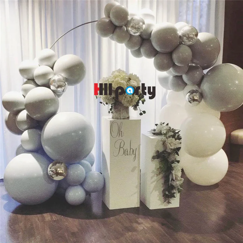 90Pcs/Set Macaron Gray White Round Balloon Garland Arch Kit For Adult 30Th Birthday Party Decoration Kid Baby Bridal Shower
90Pcs/Set Macaron Gray White Round Balloon Garland Arch Kit For Adult 30Th Birthday Party Decoration Kid Baby Bridal Shower