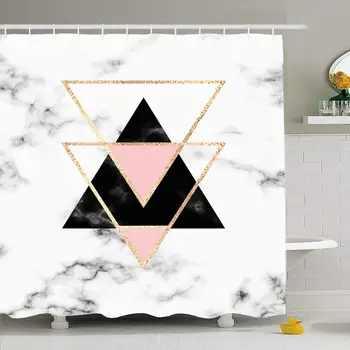 Shower Curtain Set with Hooks 60x72 Minimal Geometric Triangular Brochure Marble Black Abstract Textures Cover Creative Style
Shower Curtain Set with Hooks 60x72 Minimal Geometric Triangular Brochure Marble Black Abstract Textures Cover Creative Style