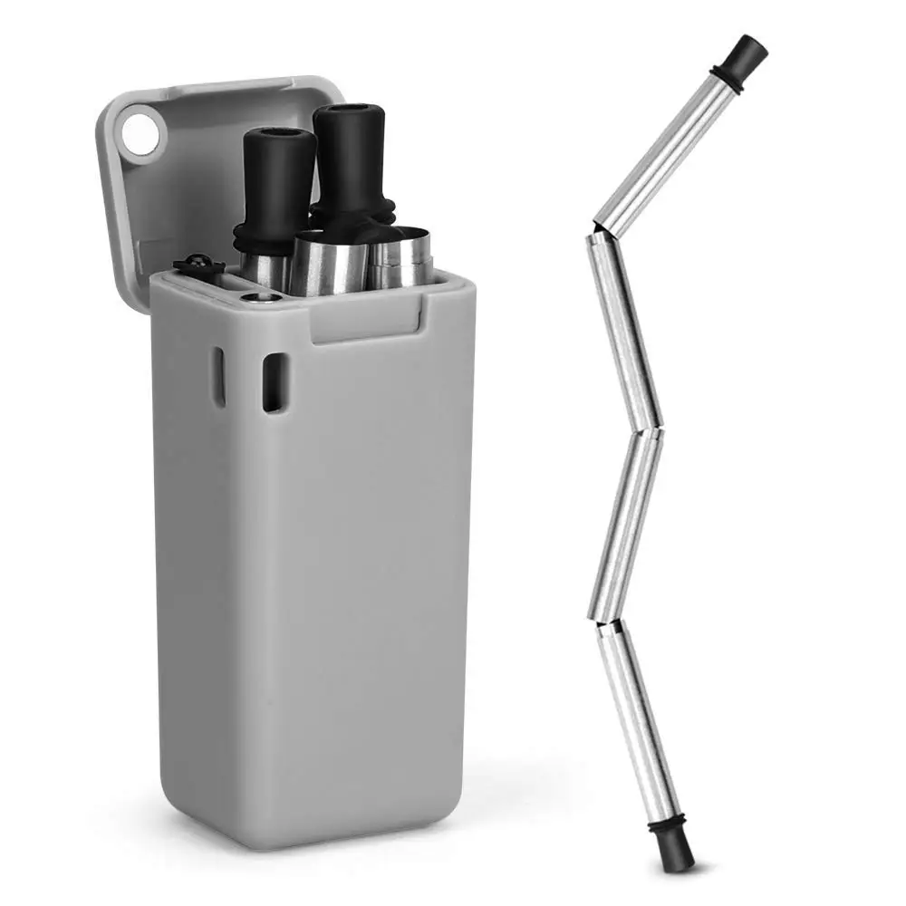 Foldable Straw Travel Portable Reusable Folding Straw Resistant Environmental Tableware Creative Foldable Outdoor Straw 4
Foldable Straw Travel Portable Reusable Folding Straw Resistant Environmental Tableware Creative Foldable Outdoor Straw 4