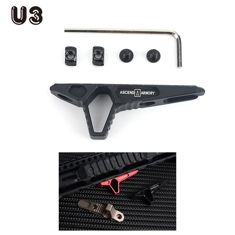 U3 Tactical M-LOK Keymod Handguard Angled Hand Stop Finger Stop For Toy Gun Gel Blaster Airsoft AEG GBB Hunting Rifle Picatinny
U3 Tactical M-LOK Keymod Handguard Angled Hand Stop Finger Stop For Toy Gun Gel Blaster Airsoft AEG GBB Hunting Rifle Picatinny