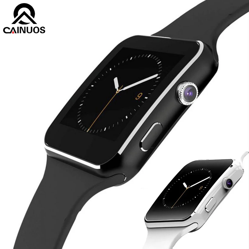 

CAINUOS 2019 New Men Smart Watch with Camera Touch Screen Support SIM TF Card Bluetooth Women Smartwatch