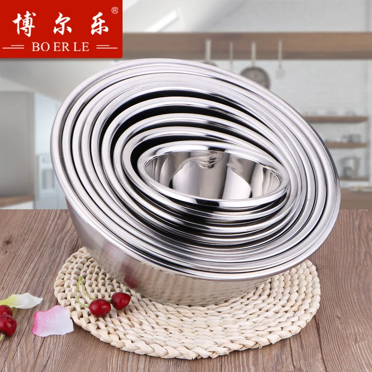 Stainless Steel Basin Thick Deepened Large Diao Liao Pen Cylinder Circle Soup Pot Mixing Bowl Seasoning Cylinder Wash Rice Sieve
Stainless Steel Basin Thick Deepened Large Diao Liao Pen Cylinder Circle Soup Pot Mixing Bowl Seasoning Cylinder Wash Rice Sieve