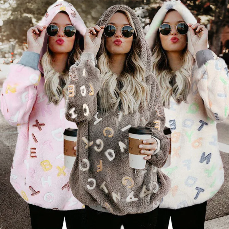 Hoodies Sweatshirts Women Casual Fur Fluffy Print Sweatshirt Female Autumn Spring Long Sleeve Pullovers Women Hoodies KDR138
Hoodies Sweatshirts Women Casual Fur Fluffy Print Sweatshirt Female Autumn Spring Long Sleeve Pullovers Women Hoodies KDR138