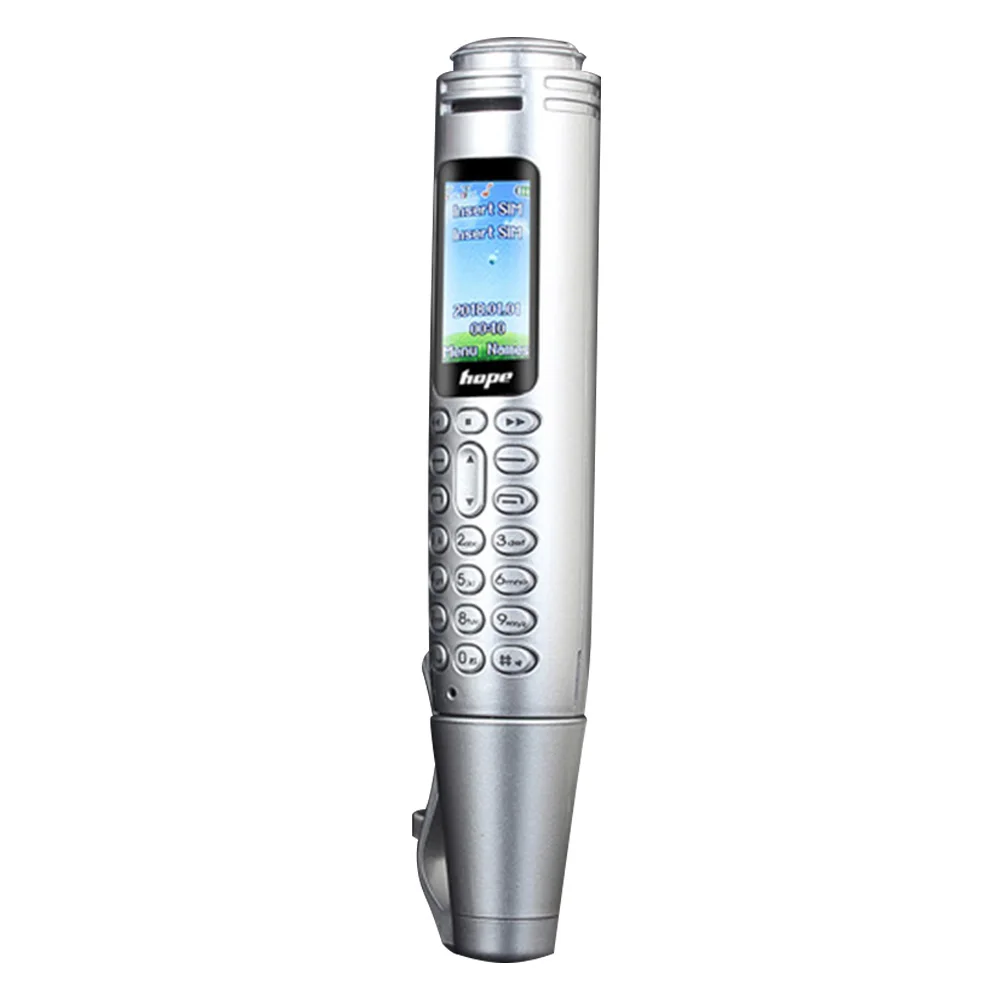Bluetooth Dialer Camera With Electric Torch Pen Shape Mini Cellphone Students Dual Card Rechargeable USB Tiny Screen Recording
Bluetooth Dialer Camera With Electric Torch Pen Shape Mini Cellphone Students Dual Card Rechargeable USB Tiny Screen Recording