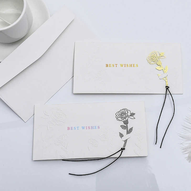 Greeting Card Set with Envelope Embossed Folder Hot Stamping Patterns for Birthday Wedding Festival Celebrating Invitation
Greeting Card Set with Envelope Embossed Folder Hot Stamping Patterns for Birthday Wedding Festival Celebrating Invitation