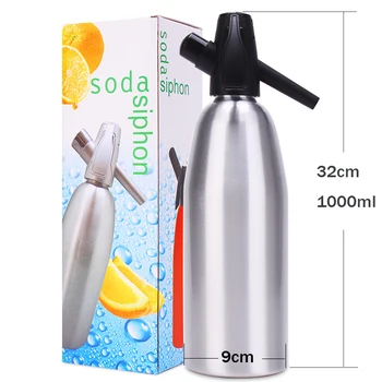 1L Portable Soda Maker Carbonated Bubble Water Machine DIY Cocktail Soda Siphon Bar Tools
1L Portable Soda Maker Carbonated Bubble Water Machine DIY Cocktail Soda Siphon Bar Tools