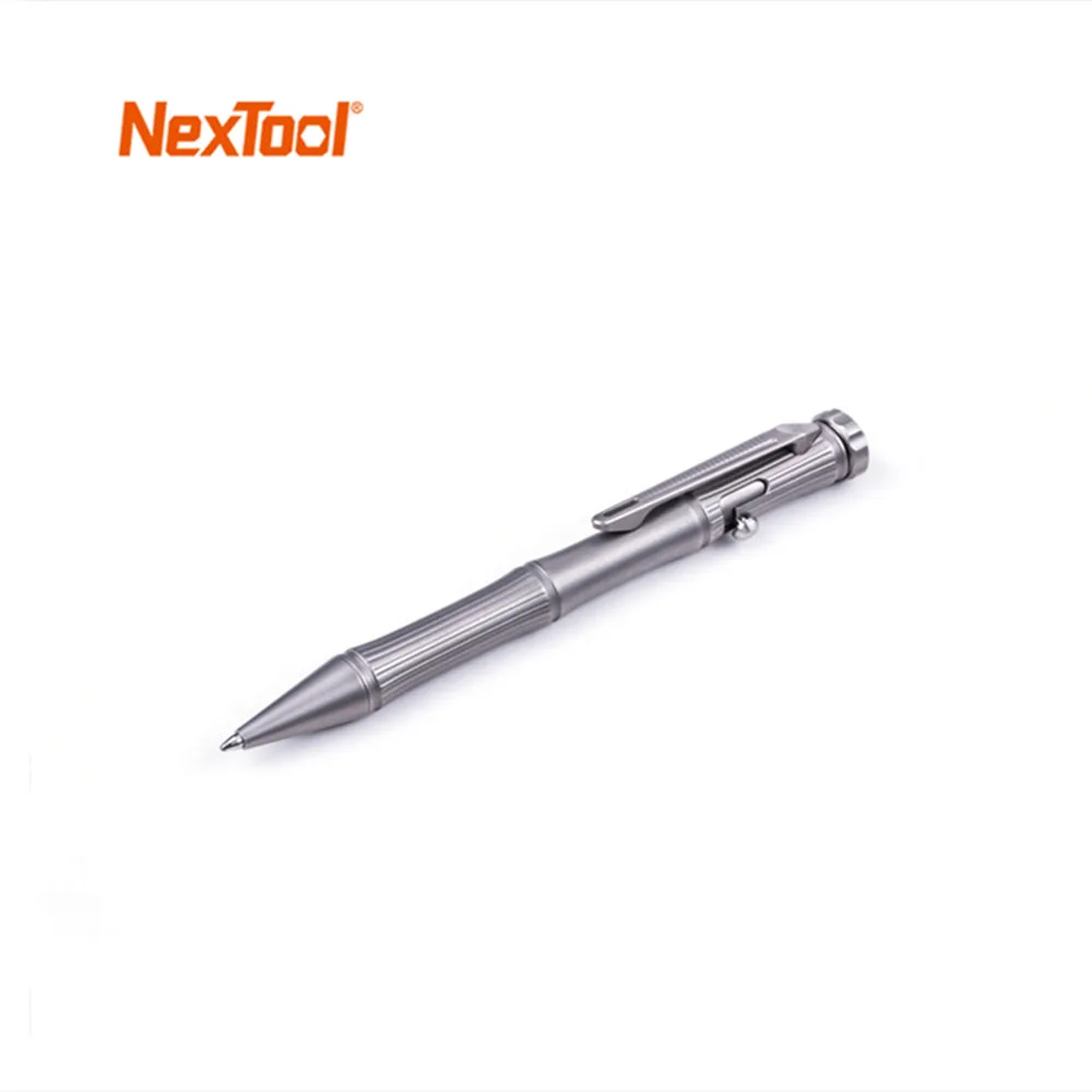NEXTOOL Titanium Alloy Multifunction Pen Smooth Writing Lightweight Exquisite Clip EDC Tool for Easy Carry
NEXTOOL Titanium Alloy Multifunction Pen Smooth Writing Lightweight Exquisite Clip EDC Tool for Easy Carry