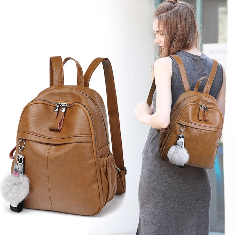 Mochilas Time-limited Genuine Leather School Bags Backpack Women's Bag Leather 2019 New Large Capacity Travel Soft Student
Mochilas Time-limited Genuine Leather School Bags Backpack Women's Bag Leather 2019 New Large Capacity Travel Soft Student