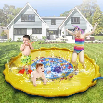 170/100cm Summer Outdoor Tub Swiming Pool Children Kids Play Water Splash Mat Games Beach Pad Inflatable Spray Water Cushion Toy
170/100cm Summer Outdoor Tub Swiming Pool Children Kids Play Water Splash Mat Games Beach Pad Inflatable Spray Water Cushion Toy