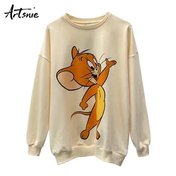 Artsnie streetwear casual cartoon print women sweatshirt o neck long sleeve hoodies spring 2020 oversized sweatshirts femme
Artsnie streetwear casual cartoon print women sweatshirt o neck long sleeve hoodies spring 2020 oversized sweatshirts femme
