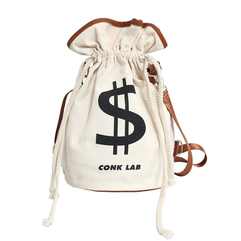 

Dollar Prints Backpacks For Men And Women Travel Handbags Female Big Capacity Shopping Purses Ladies Casual Crossbody Totes Bag