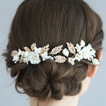 Handmade Hair Buns two-piece Gold Hair Buns Crystal Pearl Comb Jewelry Bride Bride Hair Accessories Wedding
Handmade Hair Buns two-piece Gold Hair Buns Crystal Pearl Comb Jewelry Bride Bride Hair Accessories Wedding