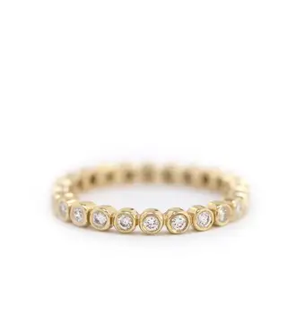 Yellow Gold Exquisite Super Flash Zirconium Ring High-end Simple Golden Atmosphere Simple Full Ring Temperament Wild Jewelry
Yellow Gold Exquisite Super Flash Zirconium Ring High-end Simple Golden Atmosphere Simple Full Ring Temperament Wild Jewelry