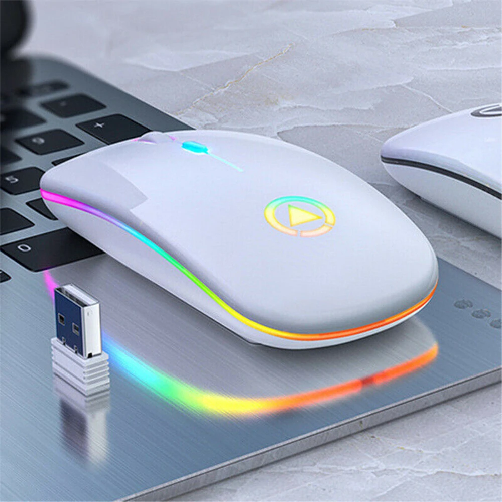 A2 Slim 2.4GHz Ergonomic Optical Gaming Mouse Wireless Mouse Silent USB Mice Rechargeable RGB For PC Laptop Mouse
A2 Slim 2.4GHz Ergonomic Optical Gaming Mouse Wireless Mouse Silent USB Mice Rechargeable RGB For PC Laptop Mouse