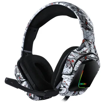 ONIKUMA K20 3.5mm Wired Gaming Headset Camouflage Headphones OverEar Earphone with Mic for PC Laptop PS4 Smart Phone 
ONIKUMA K20 3.5mm Wired Gaming Headset Camouflage Headphones OverEar Earphone with Mic for PC Laptop PS4 Smart Phone