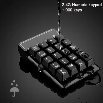 2.4GHz Waterproof Wireless USB Numeric Keypad Numpad USB Receiver 18 Keys Digital Keyboard for PC Laptop Notebook Desktop
2.4GHz Waterproof Wireless USB Numeric Keypad Numpad USB Receiver 18 Keys Digital Keyboard for PC Laptop Notebook Desktop