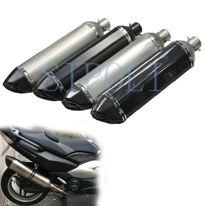 51MM Universal Motorcycle Exhaust Muffler Steel Carbon Fiber Length 570MM Muffler Pipe CB600 Z1000 R3 R6
51MM Universal Motorcycle Exhaust Muffler Steel Carbon Fiber Length 570MM Muffler Pipe CB600 Z1000 R3 R6